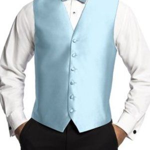 Colorbridesmaid Mens Ice Blue Vests Sizes M & L